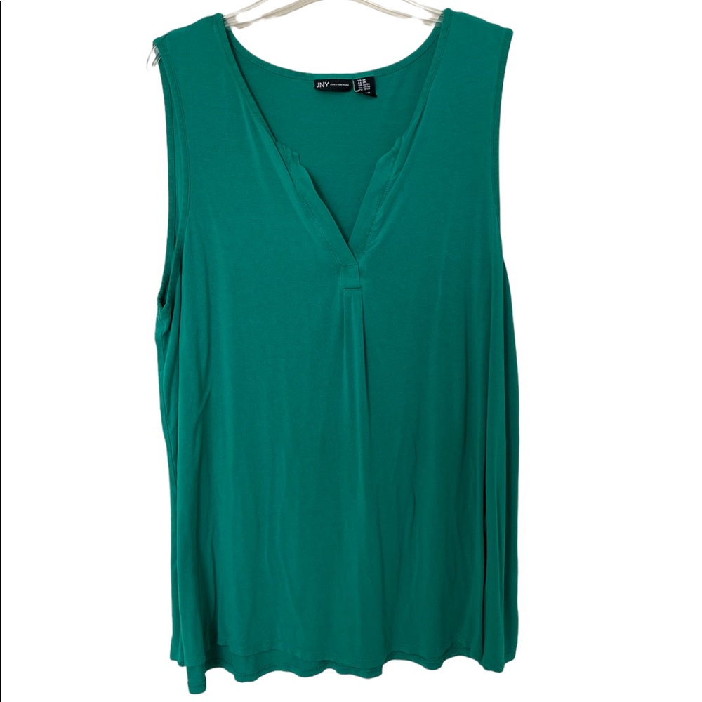 Jones New York Women’s Plus Size 2X Green Sleeveless Shirt